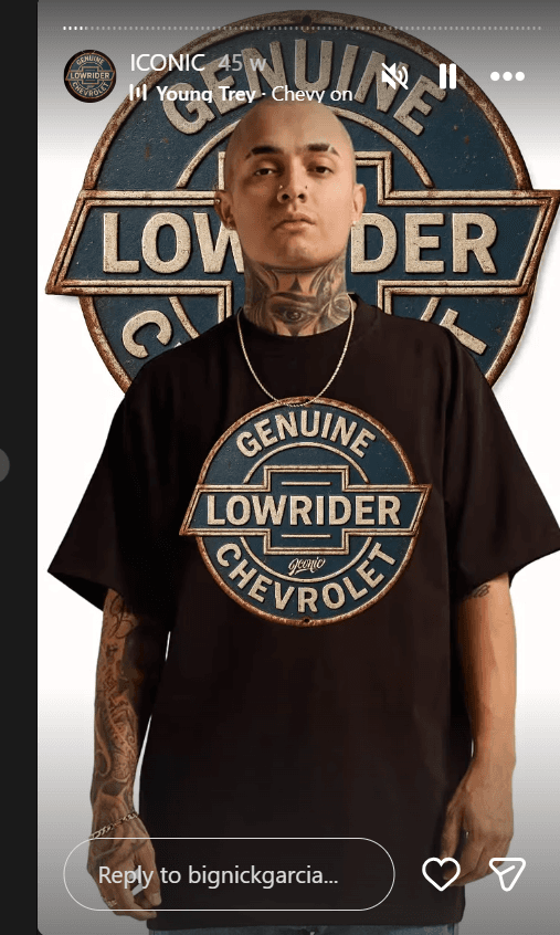 ICONIC Genuine Lowrider tee — lifestyle