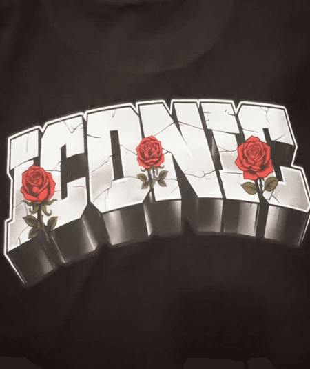 ICONIC roses graphic tee